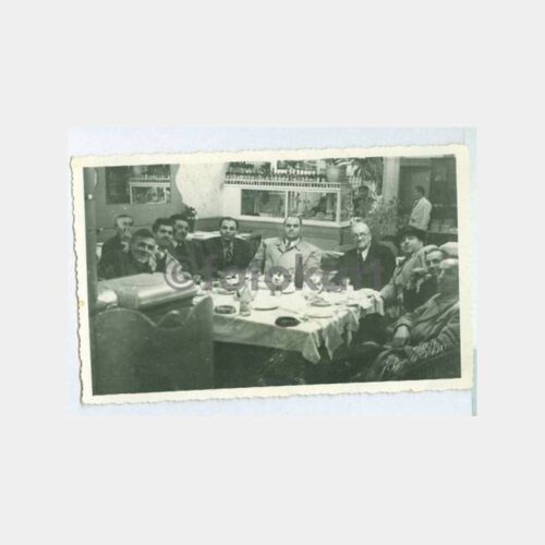 1950 Beyoğlu Foto Hikmet Lokanta Grup Fotoğraf