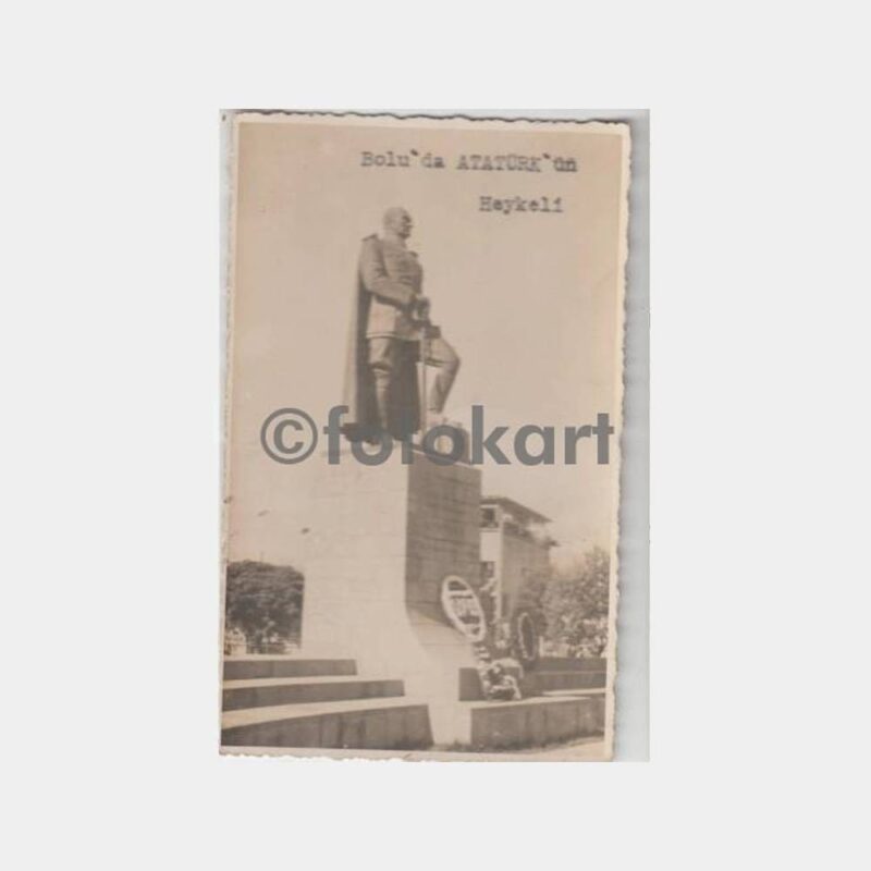 1960 Bolu Atatürk Heykeli Fotoğraf