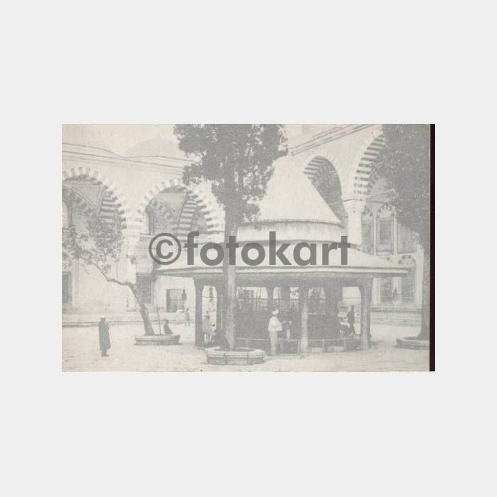 Fatih Camii Şadırvanı Görünüş Kartpostal