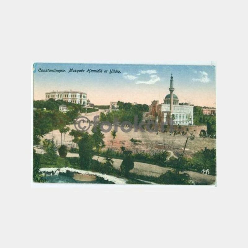 1910 Yıldız Hamidiye Camii Kartpostal
