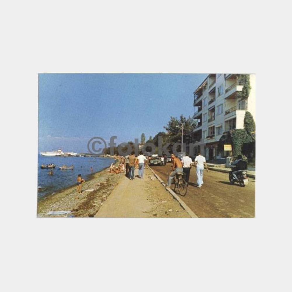 1983 Çınarcık Sahili Görünüş Kartpostal