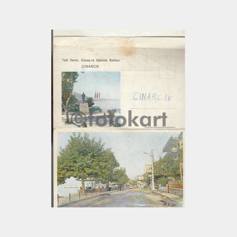 1970 Çınarcık Albümü Mektup Zarf