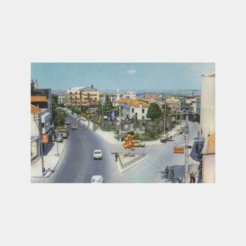 1978 Çorlu Postadan Geçmiş Damgalı Kartpostal