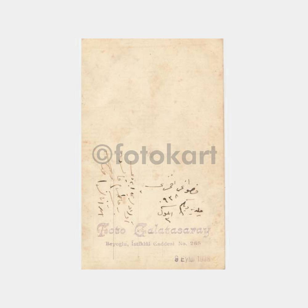 1938 Foto Galatasaray Stüdyo Aile Konulu Fotoğraf - Görsel 2