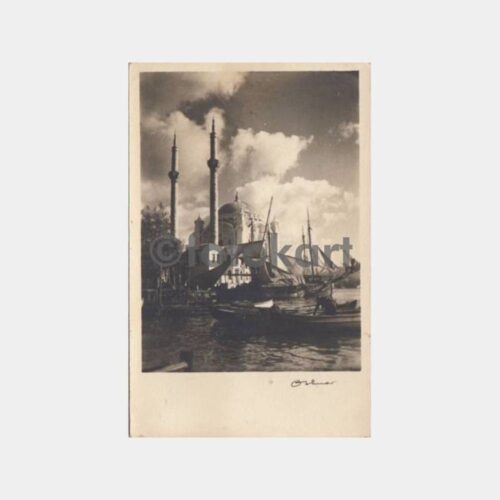 1955 Foto Othmar Ortaköy Samanpazarı Damgalı Kartpostal