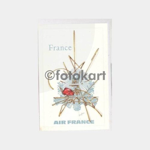 Air France Fransa Havayolları Tebrik Kartı
