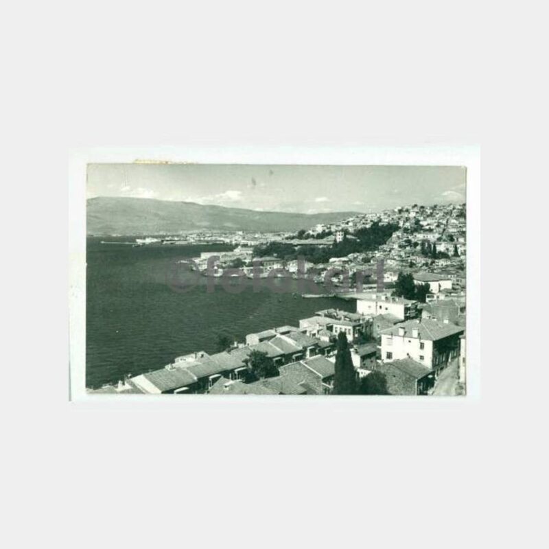 1959 İzmir Göztepe Genel Görünüş Kartpostal