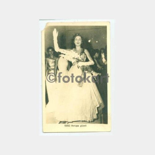 1950 Avrupa Güzeli Avusturyalı Hanna Schall Fotoğraf