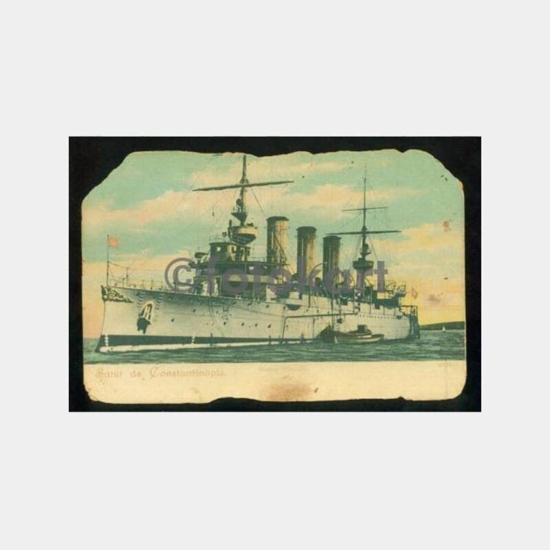 1910 Hamidiye Savaş Gemisi Kartpostal