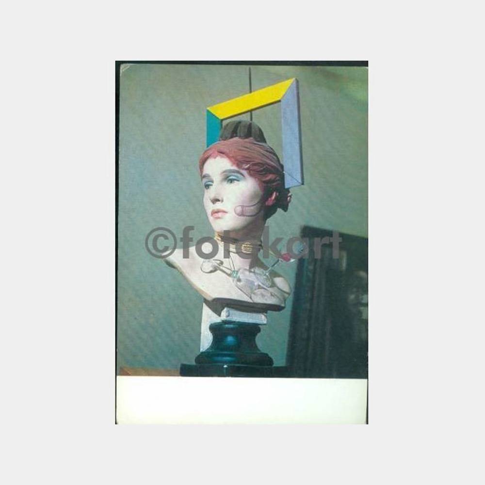 1936 İsveçli Sanatçı Freddie Heykeli Kartpostal