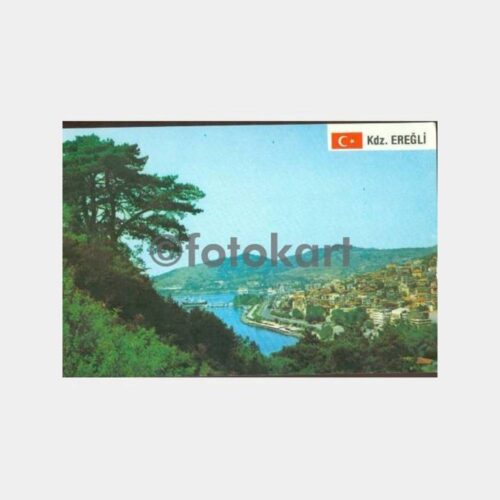 1980 Karadeniz Ereğlisi Görünüş Kartpostal