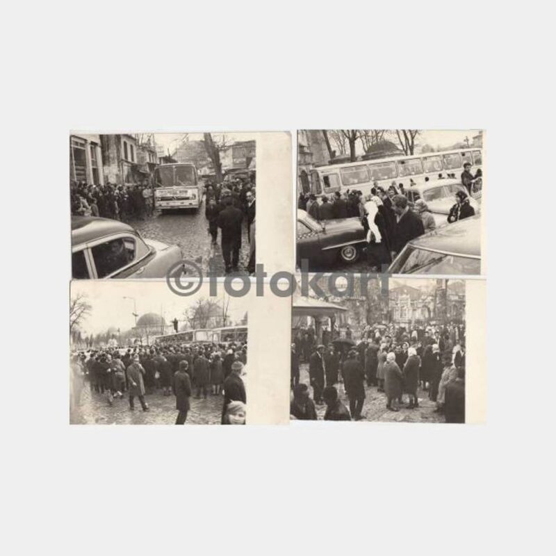 1968 Eyüp Sultan Hac Kervanı Konulu 9 Adet Fotoğraf - Görsel 4
