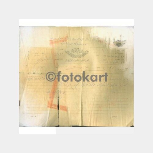 1911 Osmanlıca Damgalı Telgraf