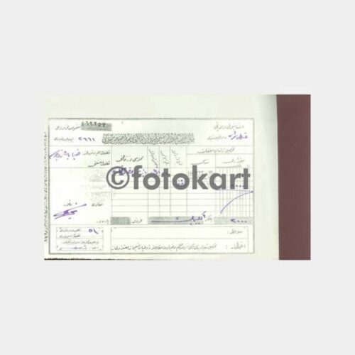 1925 Osmanlıca Vergi Makbuzu