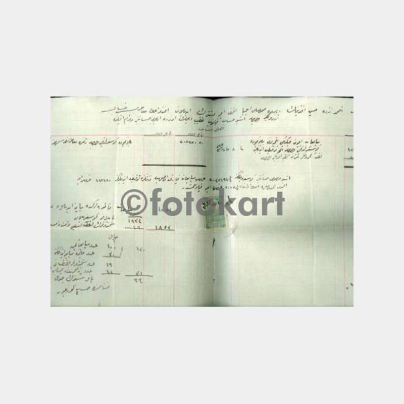 1919 Osmanlı Ticaret Bilançosu Hesap Durumu