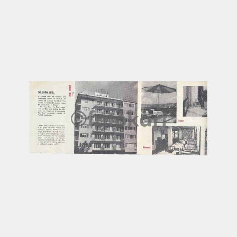 1963 Beşiktaş Çırağan Hotel Broşürü - Görsel 2