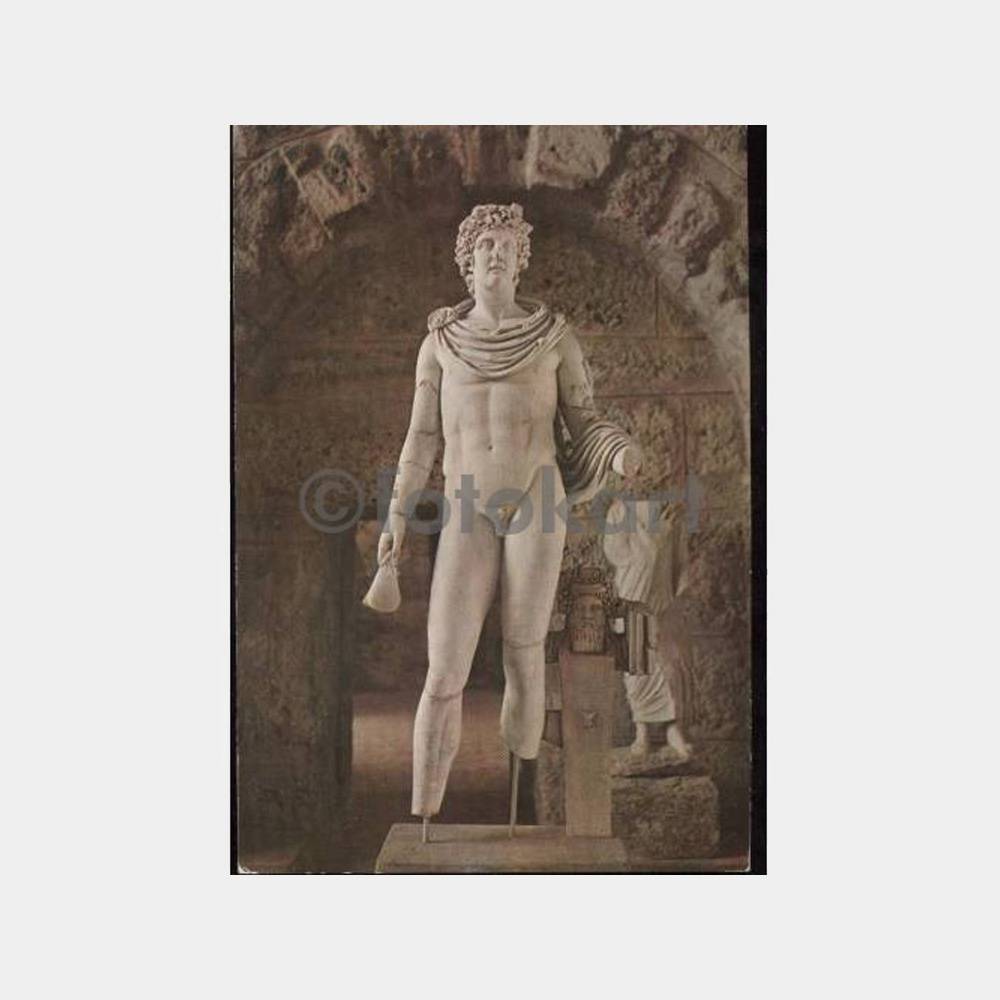 Side Hermes Heykeli Konulu Kartpostal