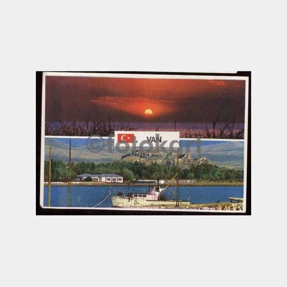 1990 Van Şehirden Görünüş Kartpostal