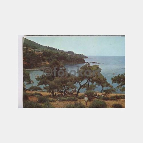 Büyükada Yörükali Plajı Görünüş Kartpostal
