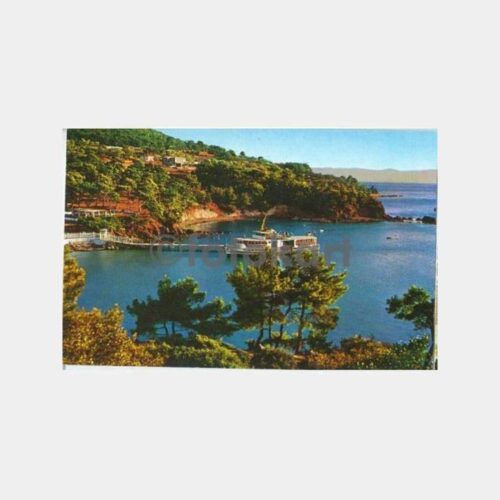 Büyükada Yörükali Vapur Görünüş Kartpostal