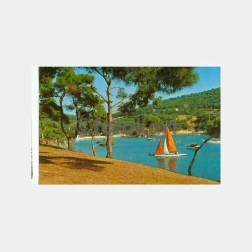 1965 Büyükada Yörükali Görünüş Kartpostal