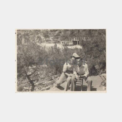 1950 Büyükada Yörükali Plajı Gençler Fotoğraf