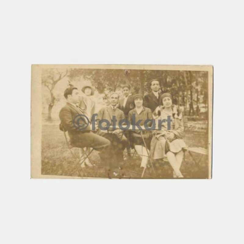1929 Mesire Yeri Grup Aile Fotoğrafı