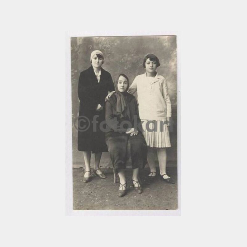 1928 Aile Görünüş Stüdyo Fotoğraf
