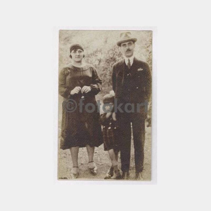 1925 Türk Aile Görünüş Fotoğraf