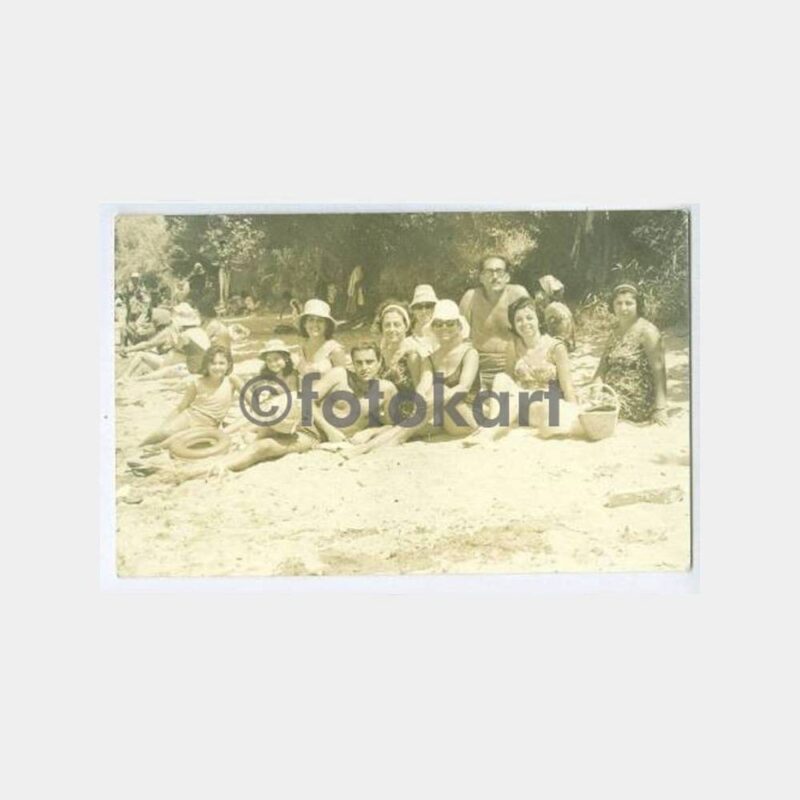 1969 Marmara Adası Plajı Aile Görünüş 6 Adet Fotoğraf - Görsel 6