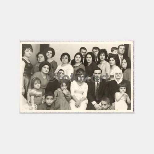 1963 Adana Düğün Konulu Aile Fotoğraf