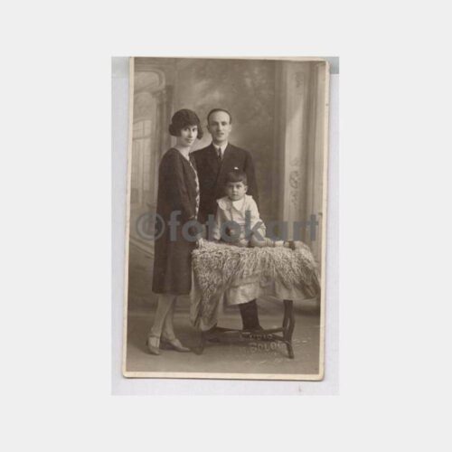 1929 Marsilya Aile Stüdyo Fotoğraf