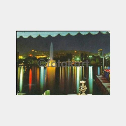 Ankara Gençlik Parkı Gece Görünüş Kartpostal