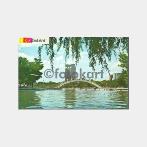 1970 Ankara Gençlik Parkı Görünüş Kartpostal