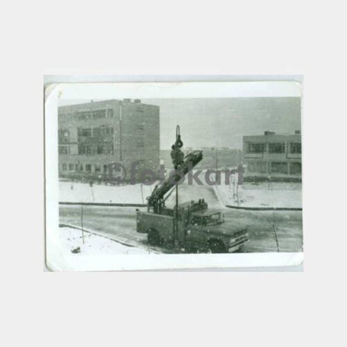 1960 Ankara Sokak Aydınlatma Aracı Fotoğraf