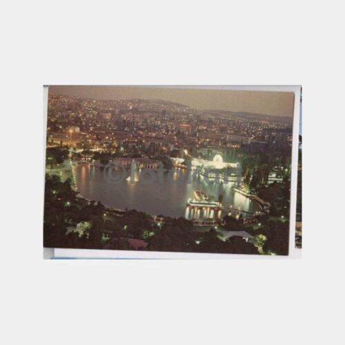 Ankara Gençlik Parkı Gece Görünüşü Kartpostal