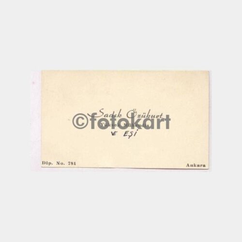 Ankara -Sadık Özükurt- Yüksek Mühendis Kartvizit