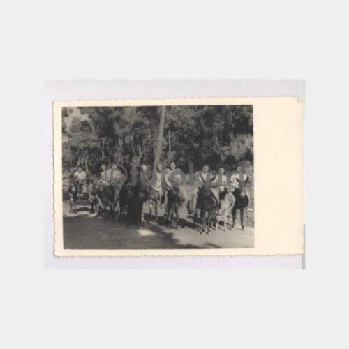 1940 Büyükada Eşek ile Gezi Kadınlar Fotoğraf