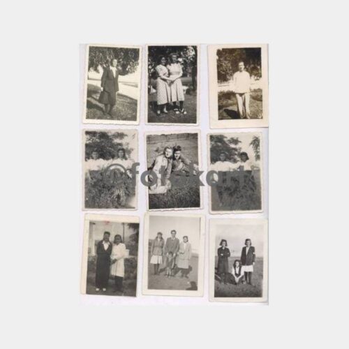 1946 Trabzon Beşikdüzü Eğitim Hayatı 9 Adet Fotoğraf