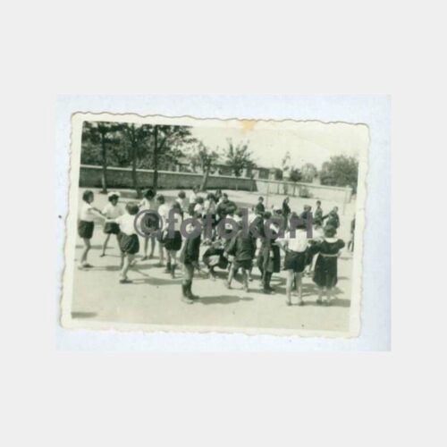 1937 İlkokul Öğrenci Beden Eğitimi Fotoğraf