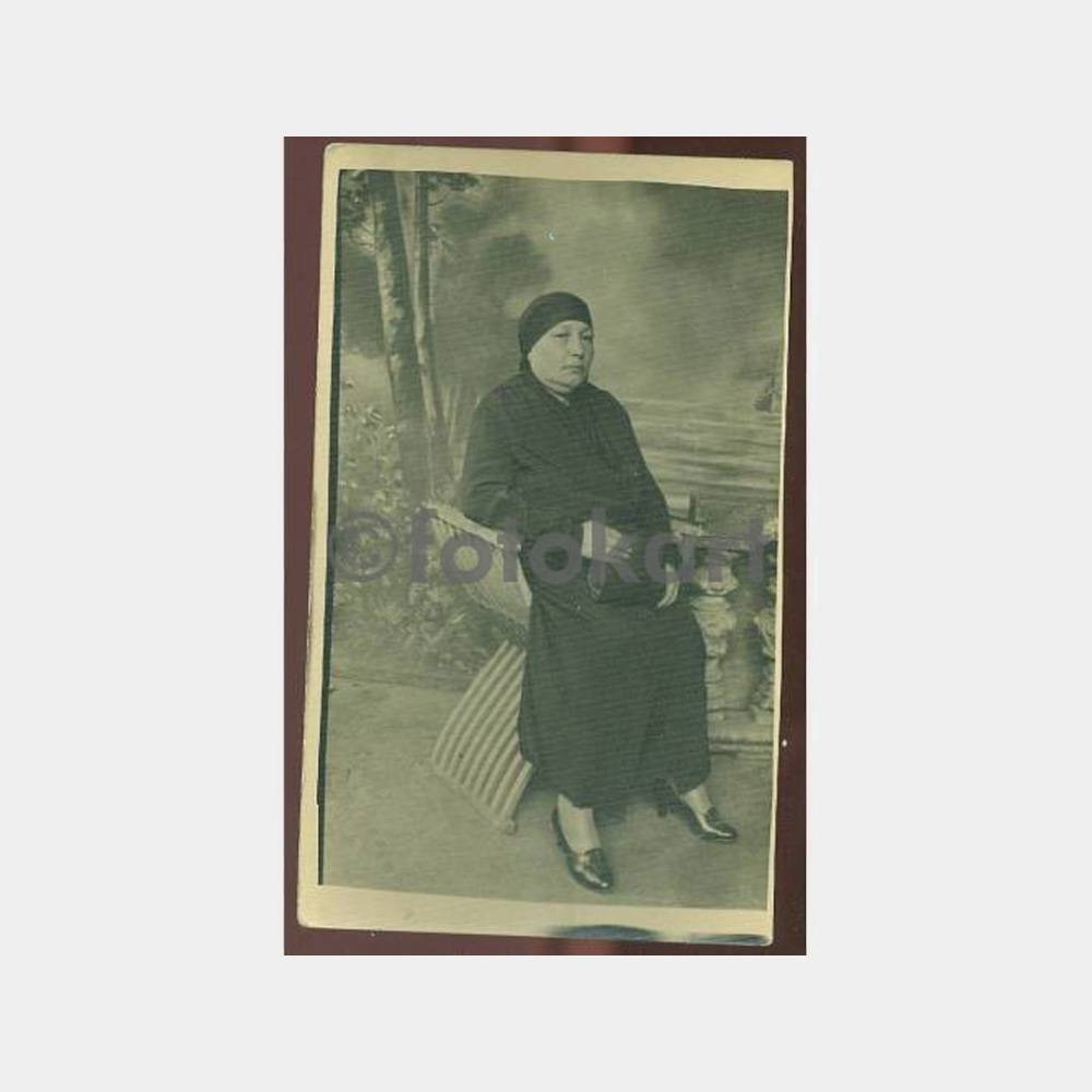 1930 Kadın Görünüş Arka Plan-Stüdyo Fotoğraf