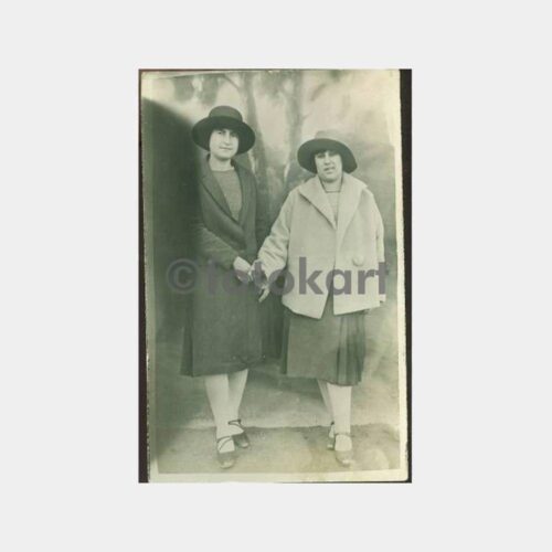 1927 Kadınlar Görünüş Stüdyo Fotoğraf