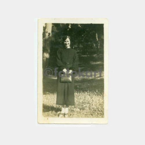 1935 Şapkalı Kadın Görünüş Fotoğraf