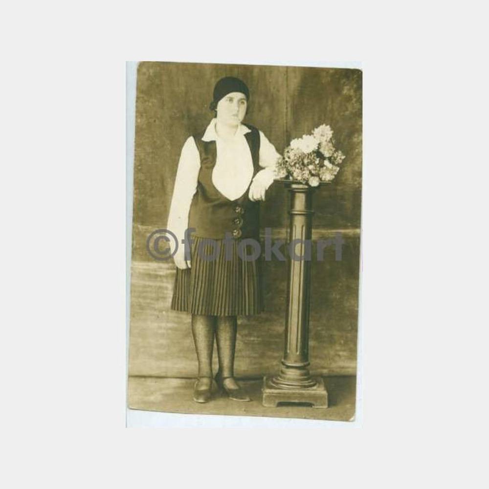 1930 Kadın Görünüş Stüdyo Fotoğraf