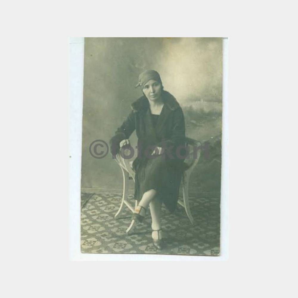 1930 Kadın Görünüş Stüdyo Fotoğraf