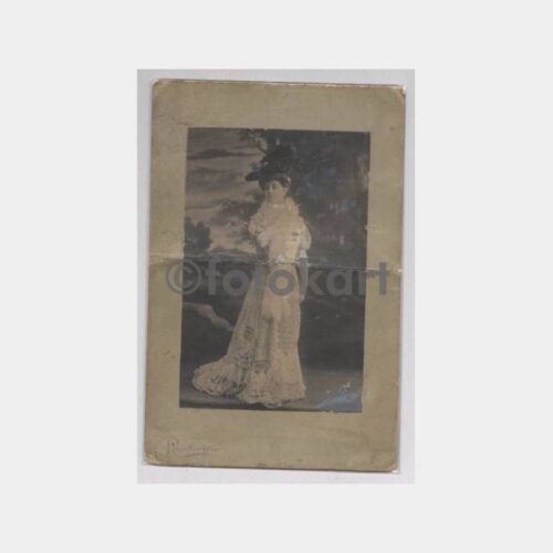 1900 Paris Stüdyo Reutlinger Kadın Fotoğraf