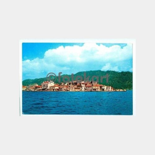 1970 Marmaris Sahilden Görünüş Kartpostal