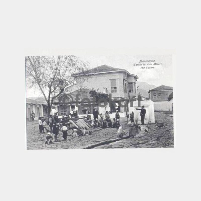 Marmaris Meydan Eski Görünüş Kartpostal