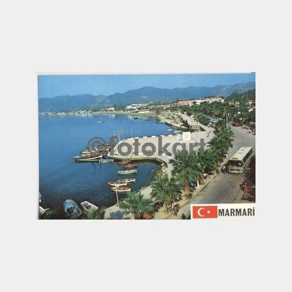 Marmaris Liman Görünüşü Kartpostal