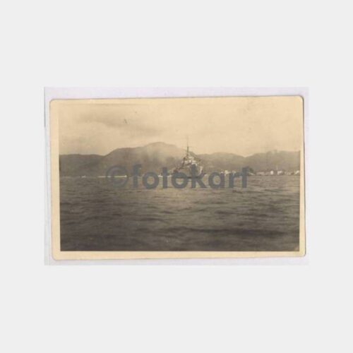 1936 Marmaris Adatepe Savaş Gemisi Fotoğraf